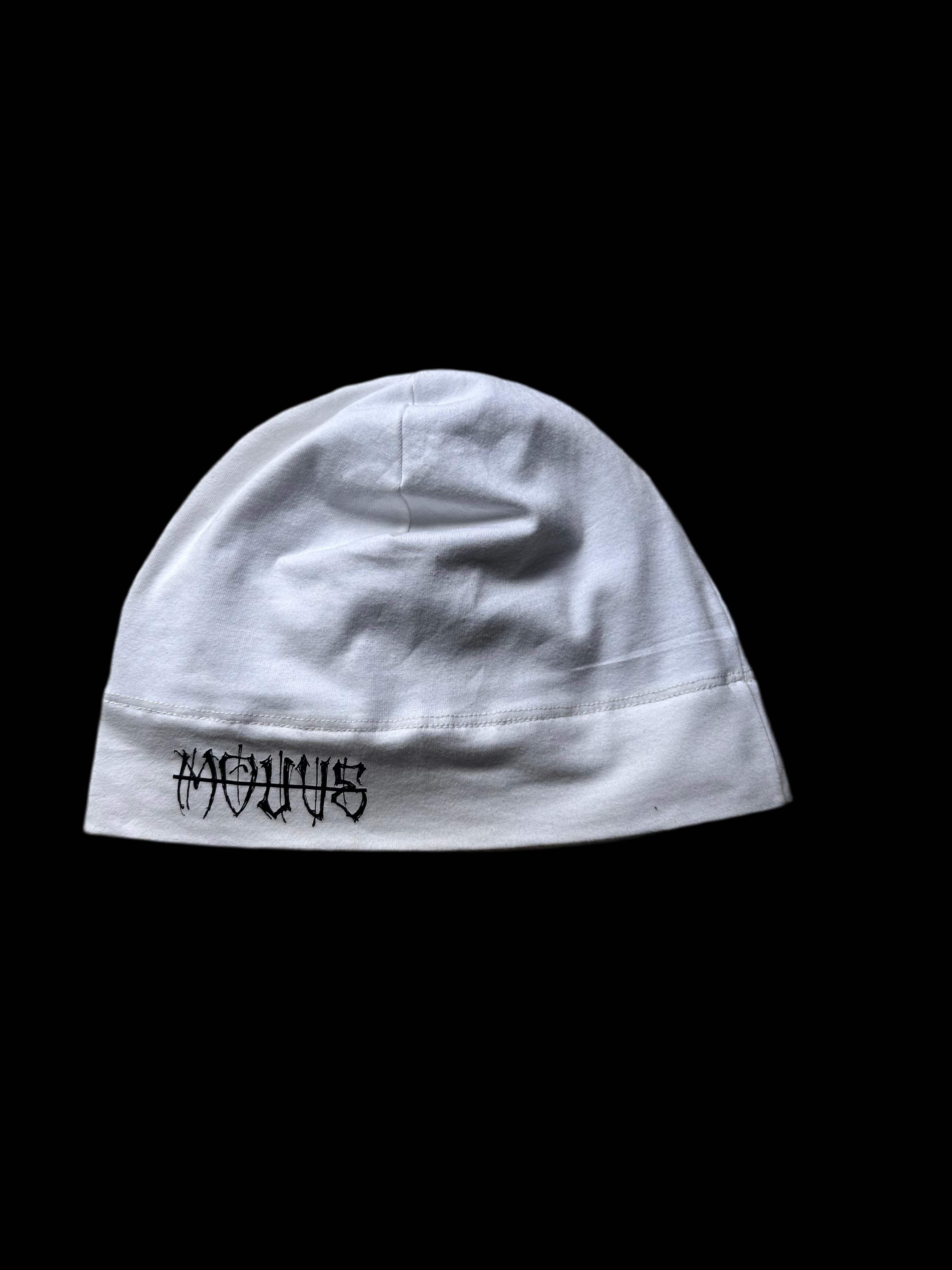 “MOUVE” - SKULL CAP (WHITE) [TAPE 003]
